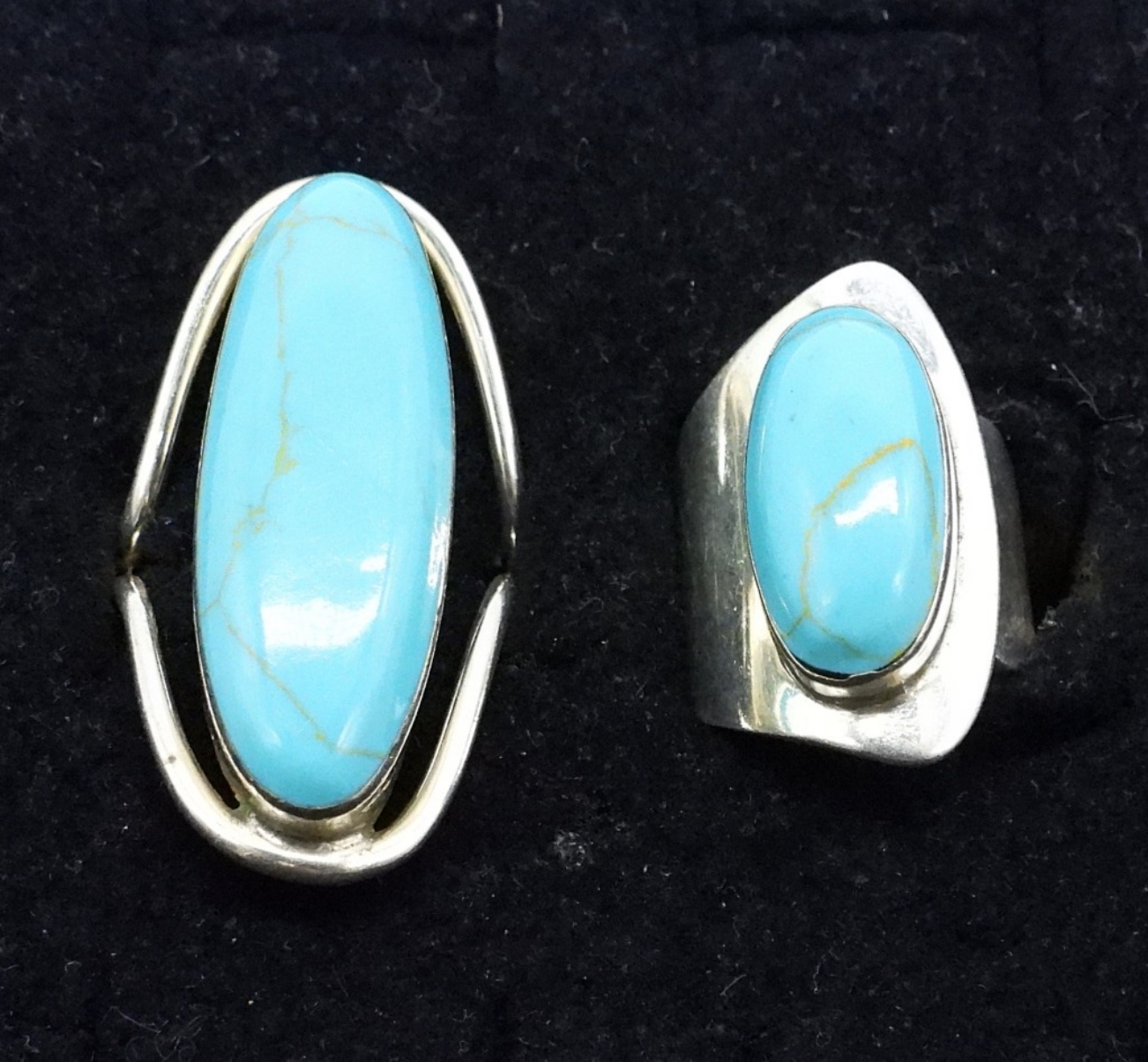 Turquoise 925 Mexico Fashion Rings