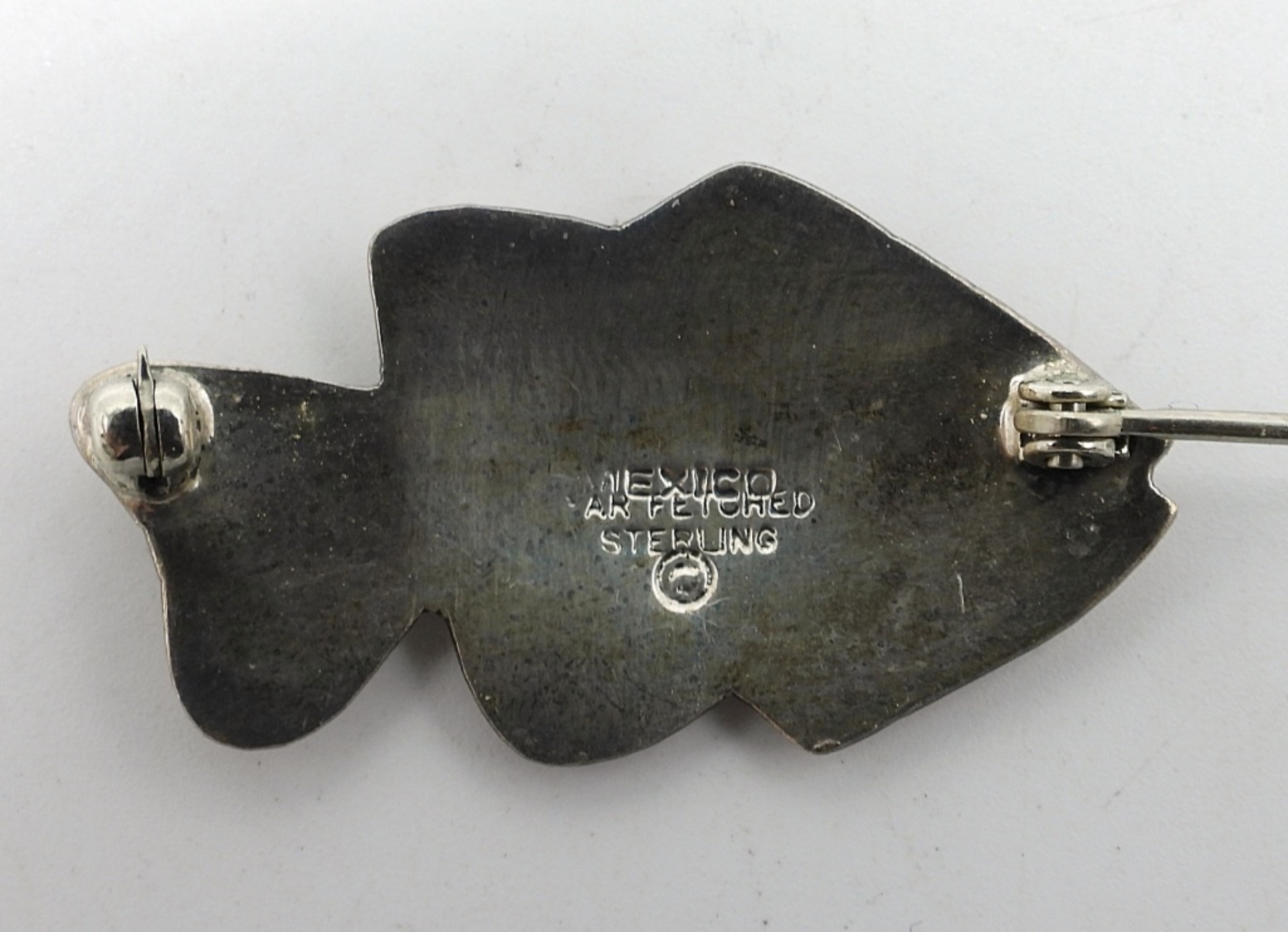 Far Fetched 925 Fish Pin, Necklace, Earrings