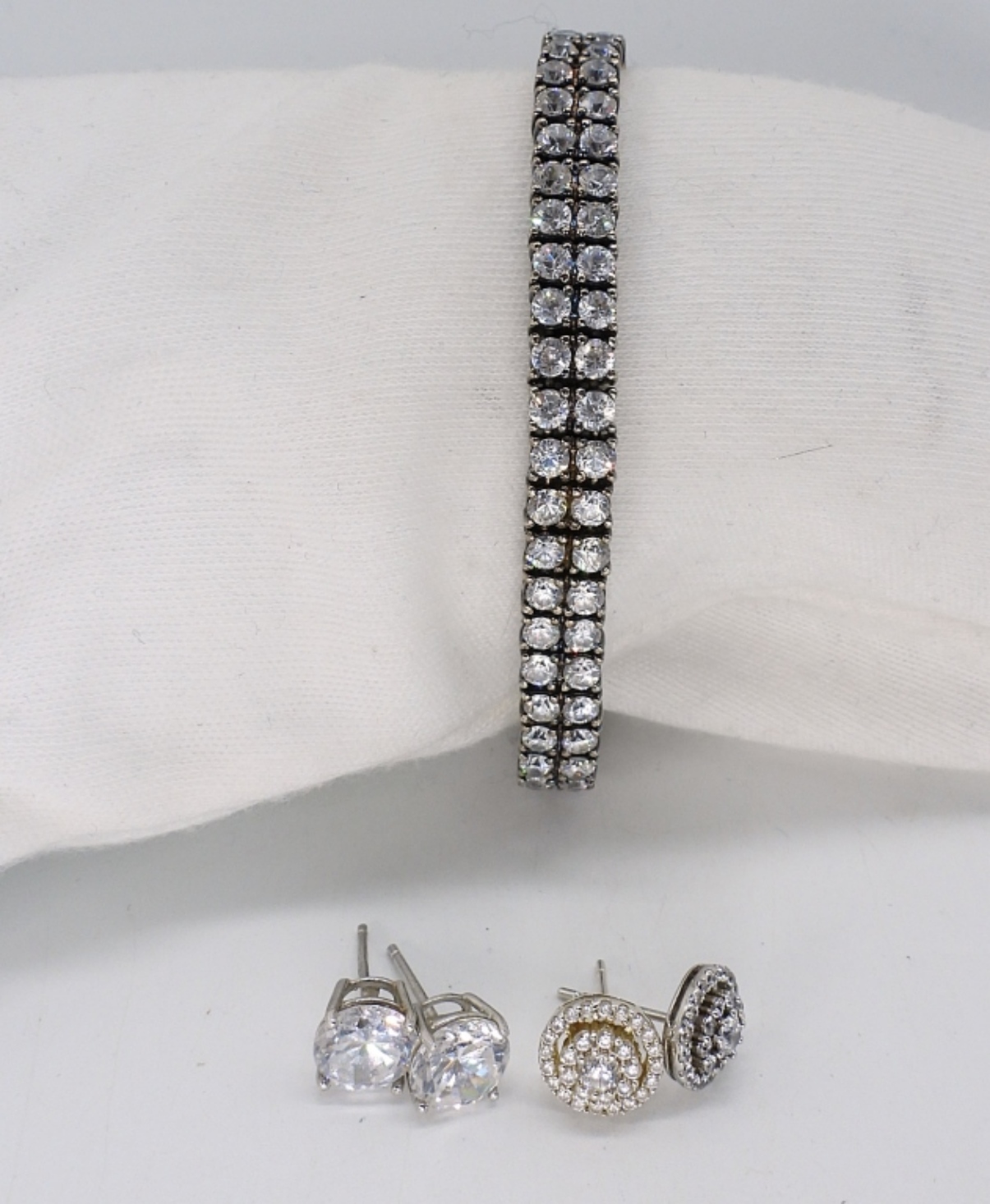 Gorgeous Simulated Diamond Earrings & More