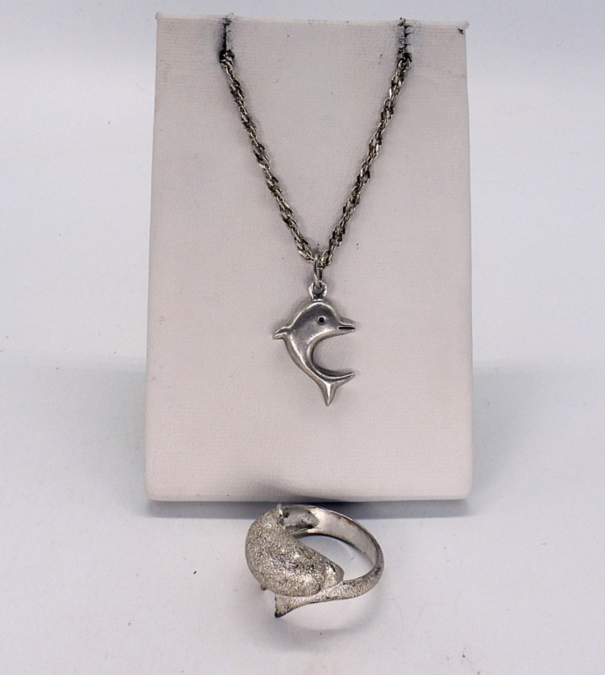 Dolphin 925 Necklace and Ring