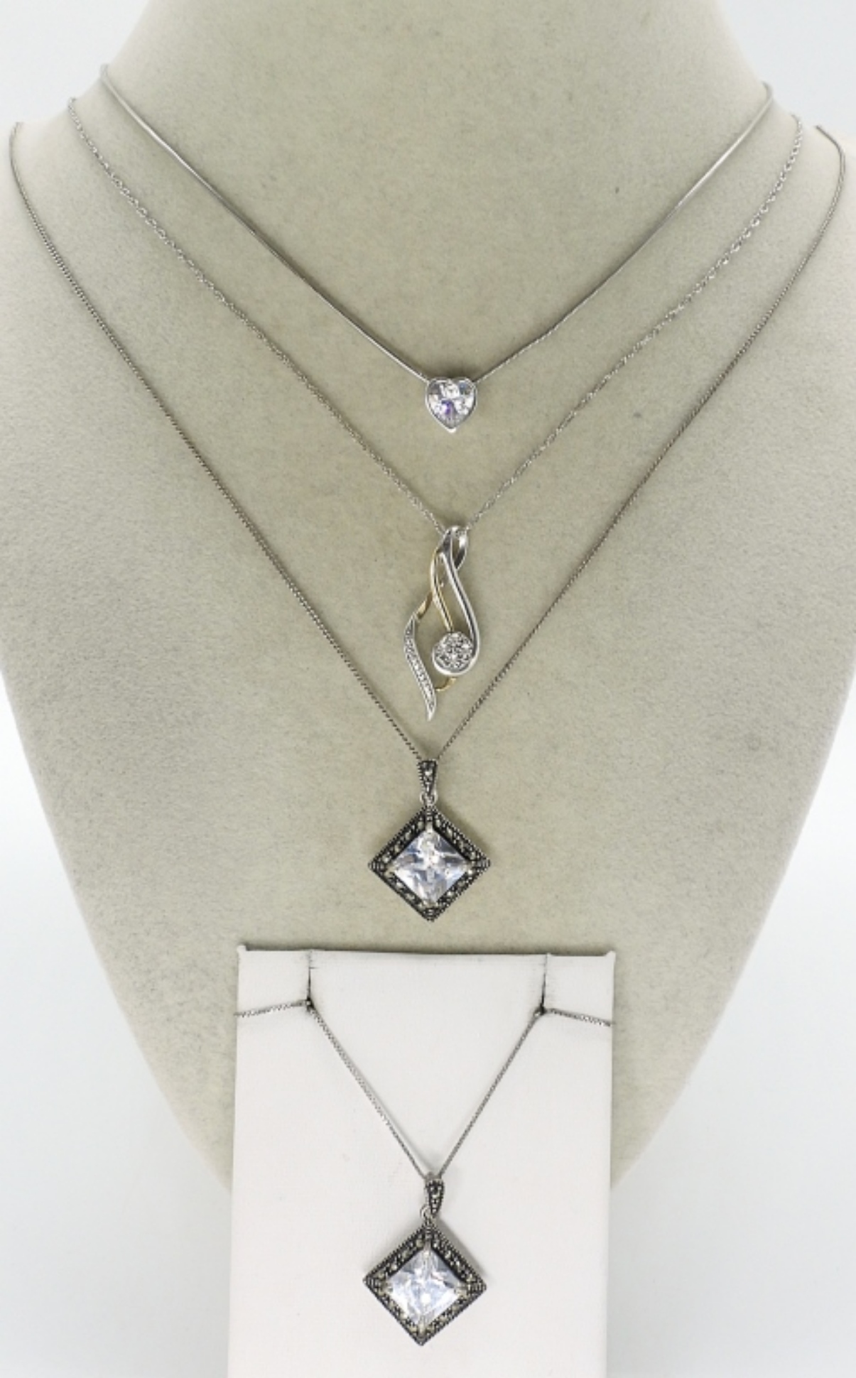8 Sterling Fashion Necklaces