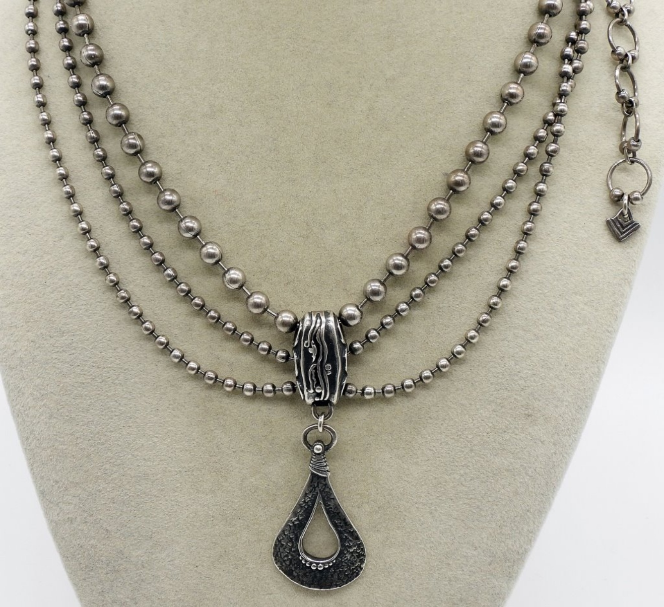 Silpada Oxidized Sterling Necklace