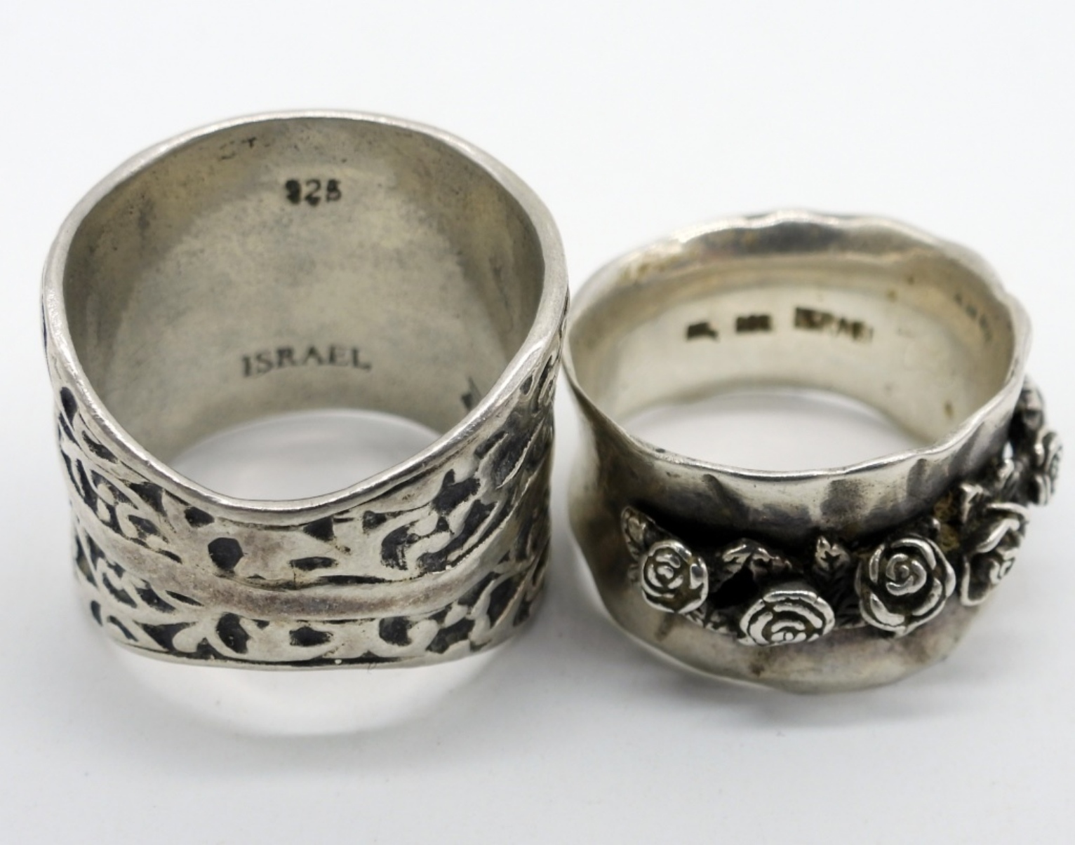 5 Sterling Fidget Rings & Bands