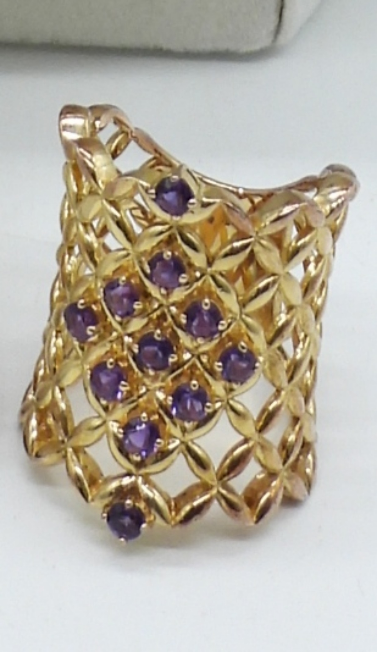 Gold Tone 925 Gemstone Necklaces & Ring