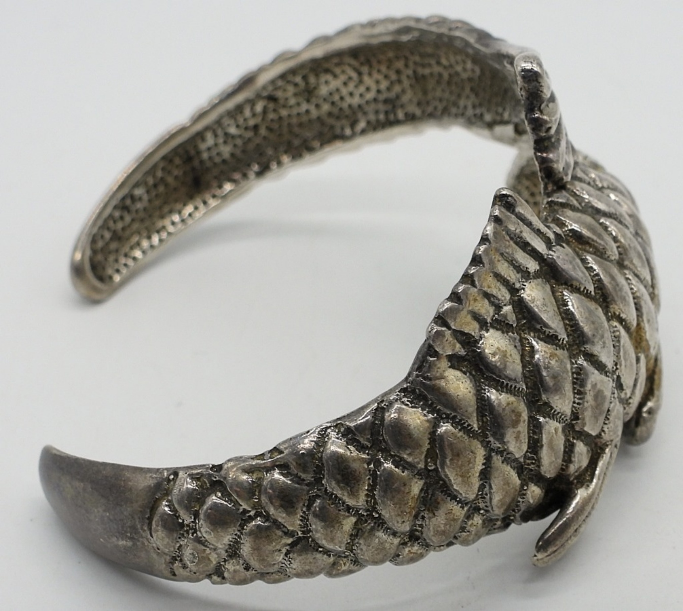 Taxco Mexico Sterling Fish Cuff Bracelet