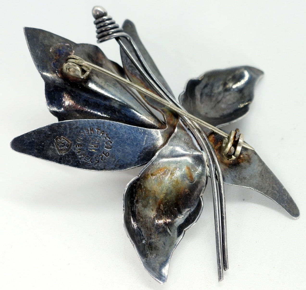 2 Sterling Brooches - Taxco & Marcasite