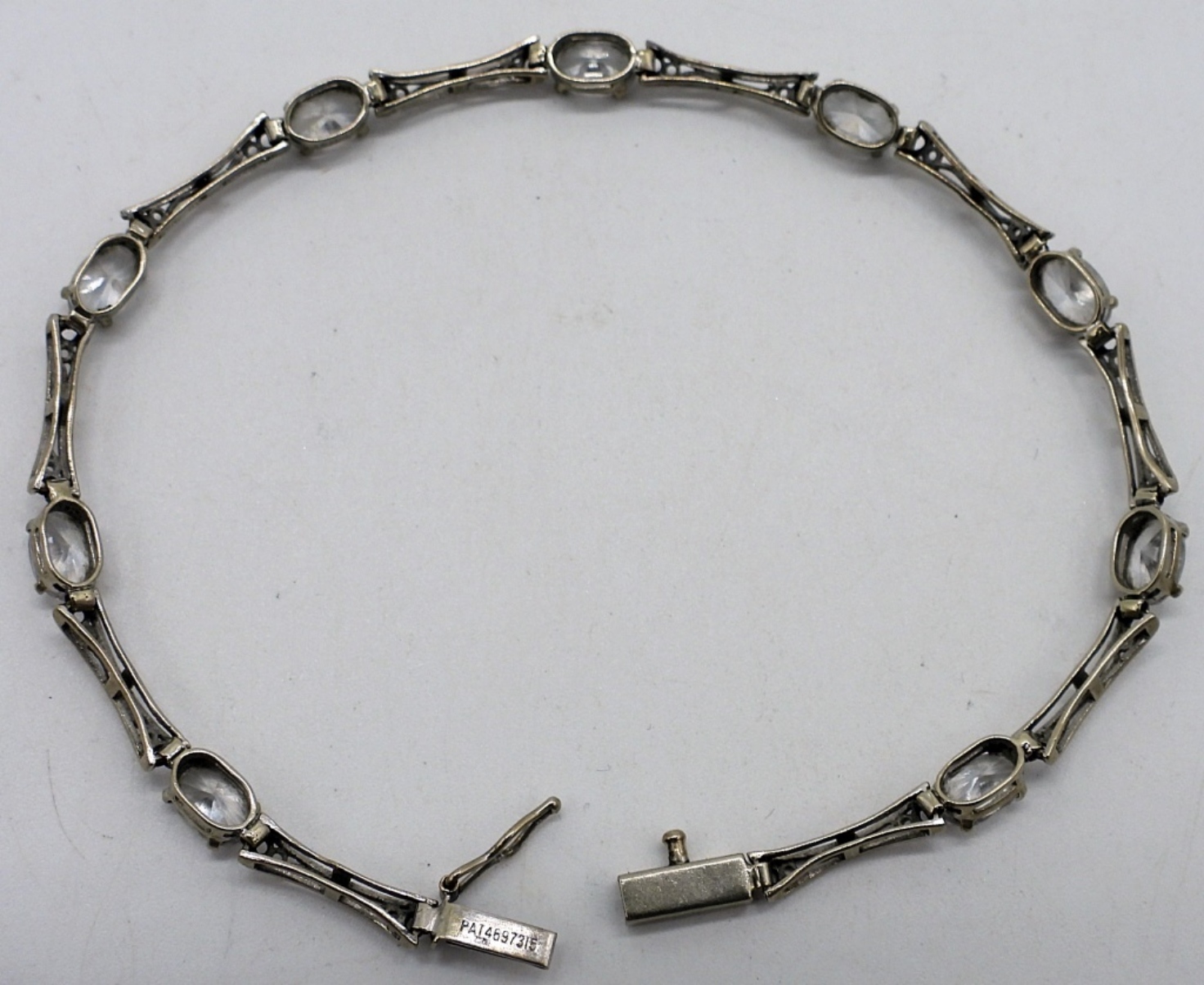 14k White Gold Tennis Bracelet