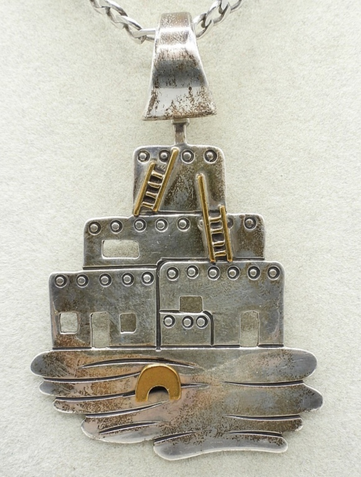 Navajo Artist, Mike Smith 925 Pendant