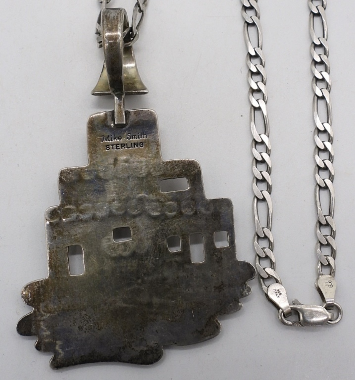 Navajo Artist, Mike Smith 925 Pendant