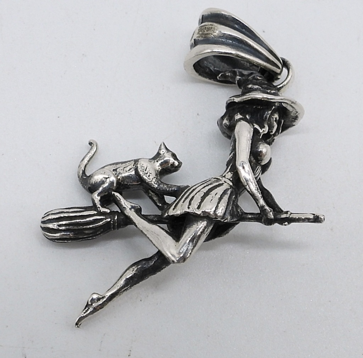 Pentacle 925 Matching Set & Witch Pendant