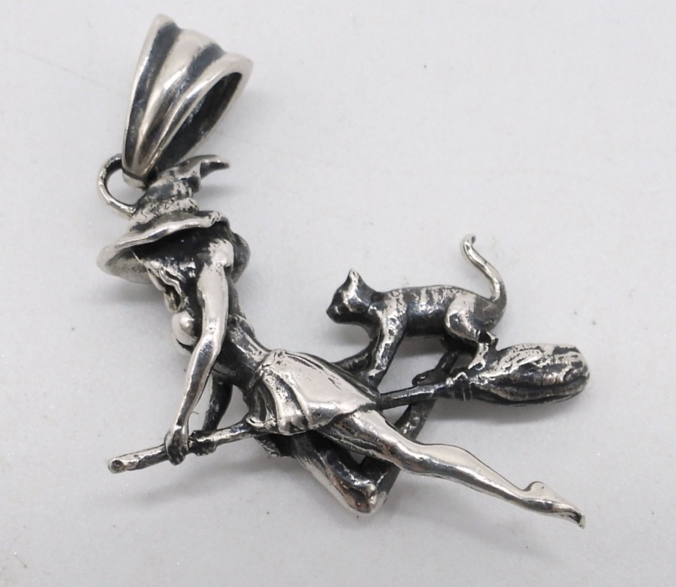 Pentacle 925 Matching Set & Witch Pendant