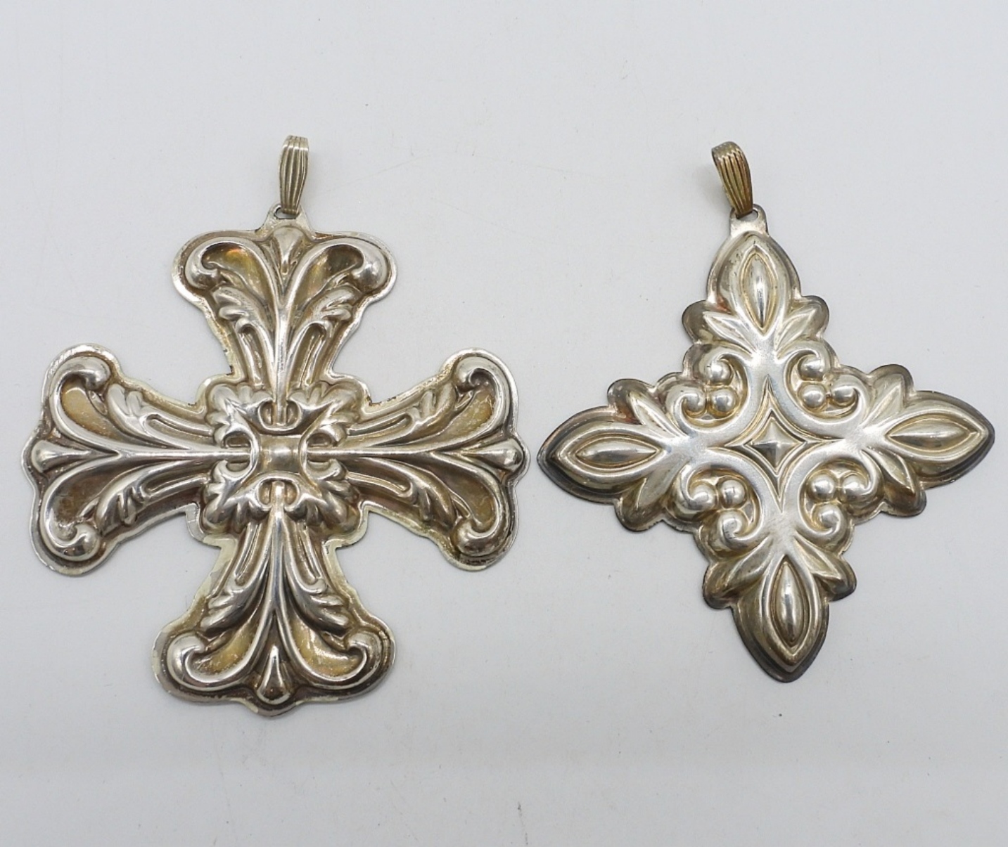2 Reed & Barton 925 Christmas Ornaments