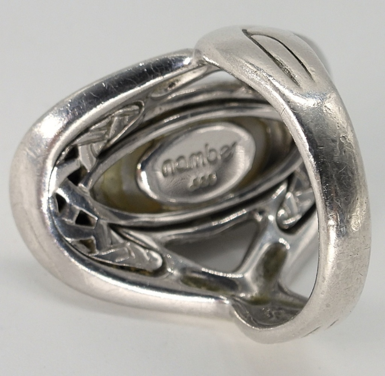 Pearl, Mother of Pearl 925 Ring & Necklace