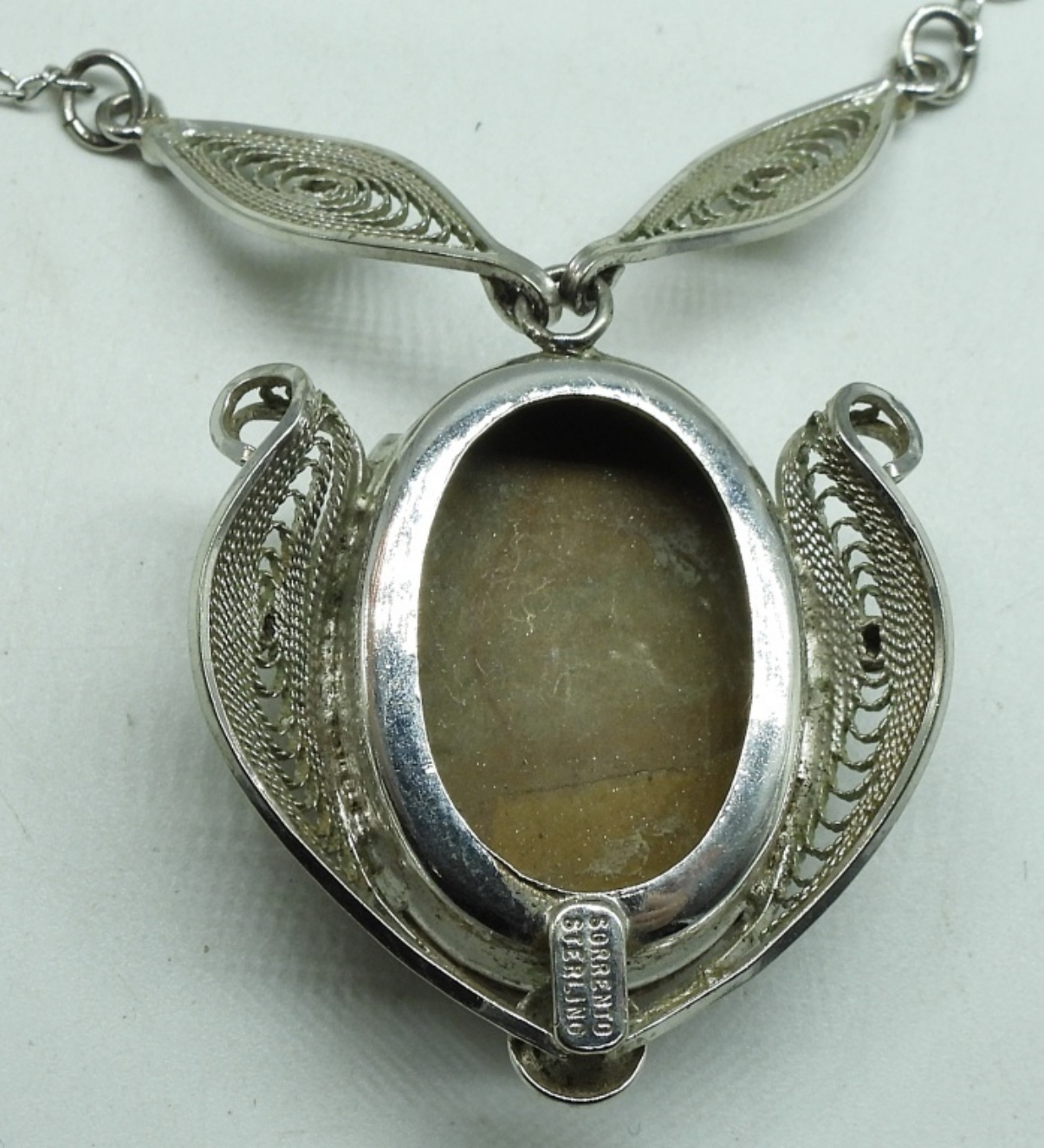 Vintage 925 Jasper Necklace & 2 Rings