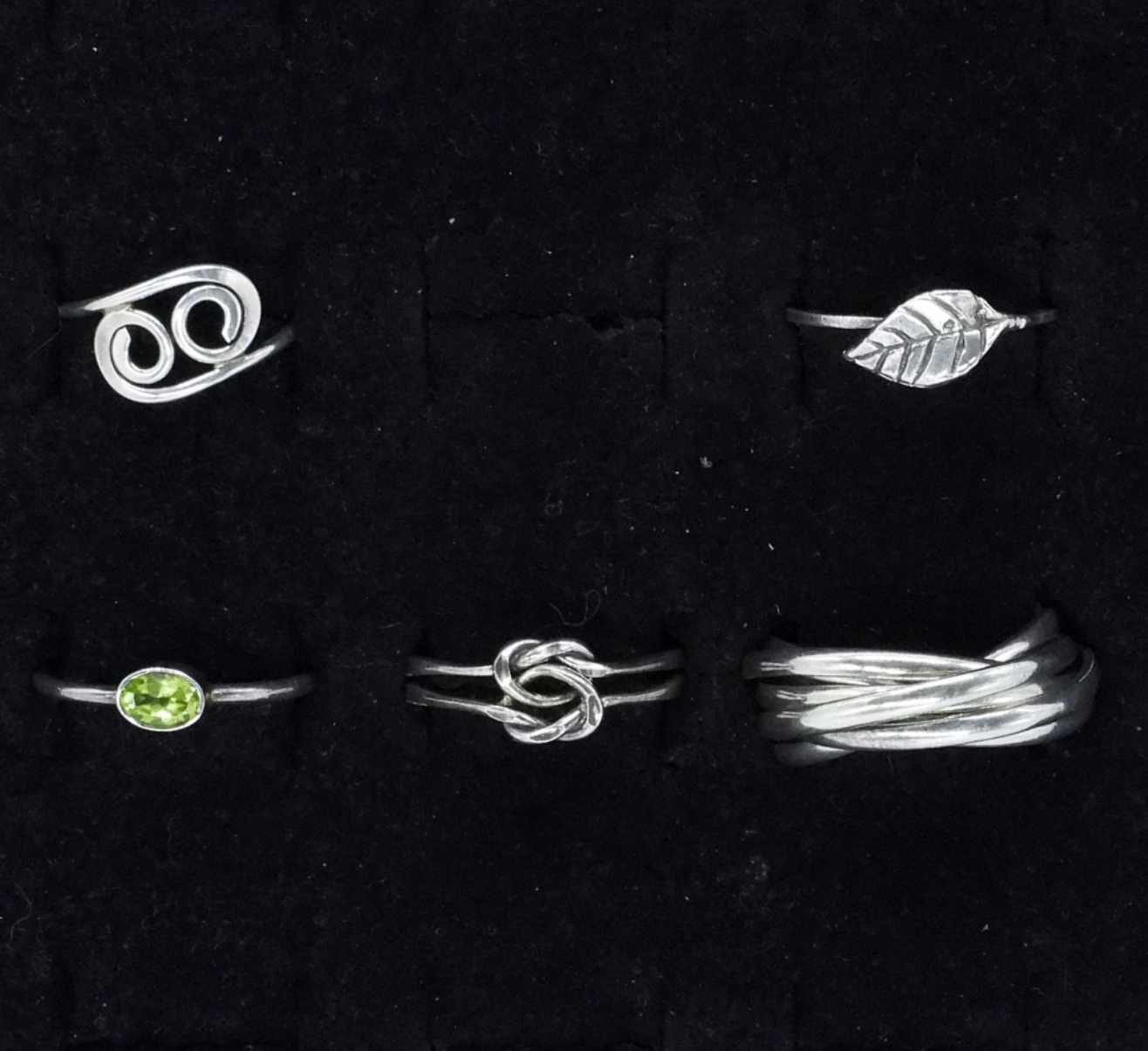 5 Cute Sterling Rings