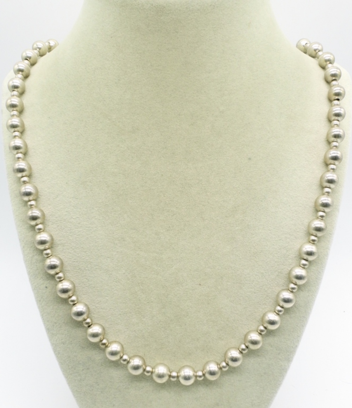 Sterling Beaded Vintage Necklace