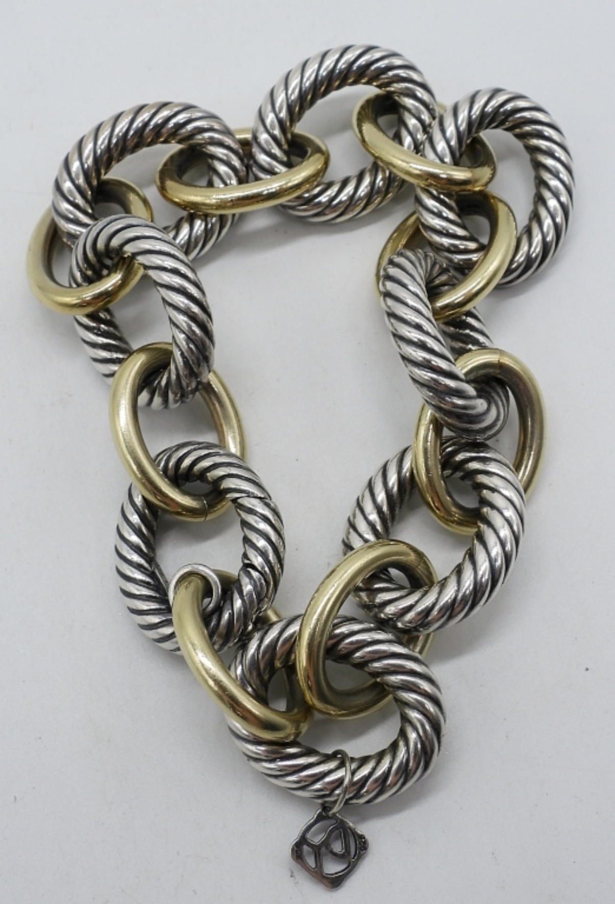 David Yurman 925 & 18k Earrings & Bracelet