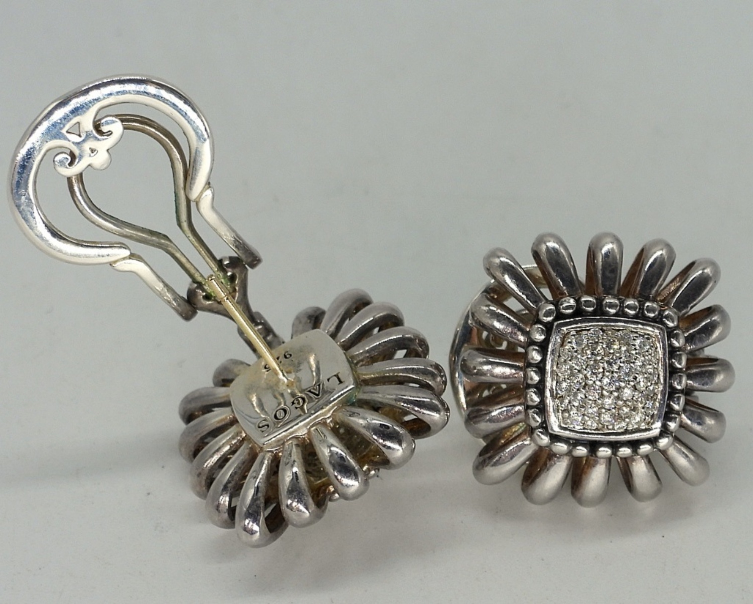 Lagos Pret-a-Porter Diamond Retired Earrings