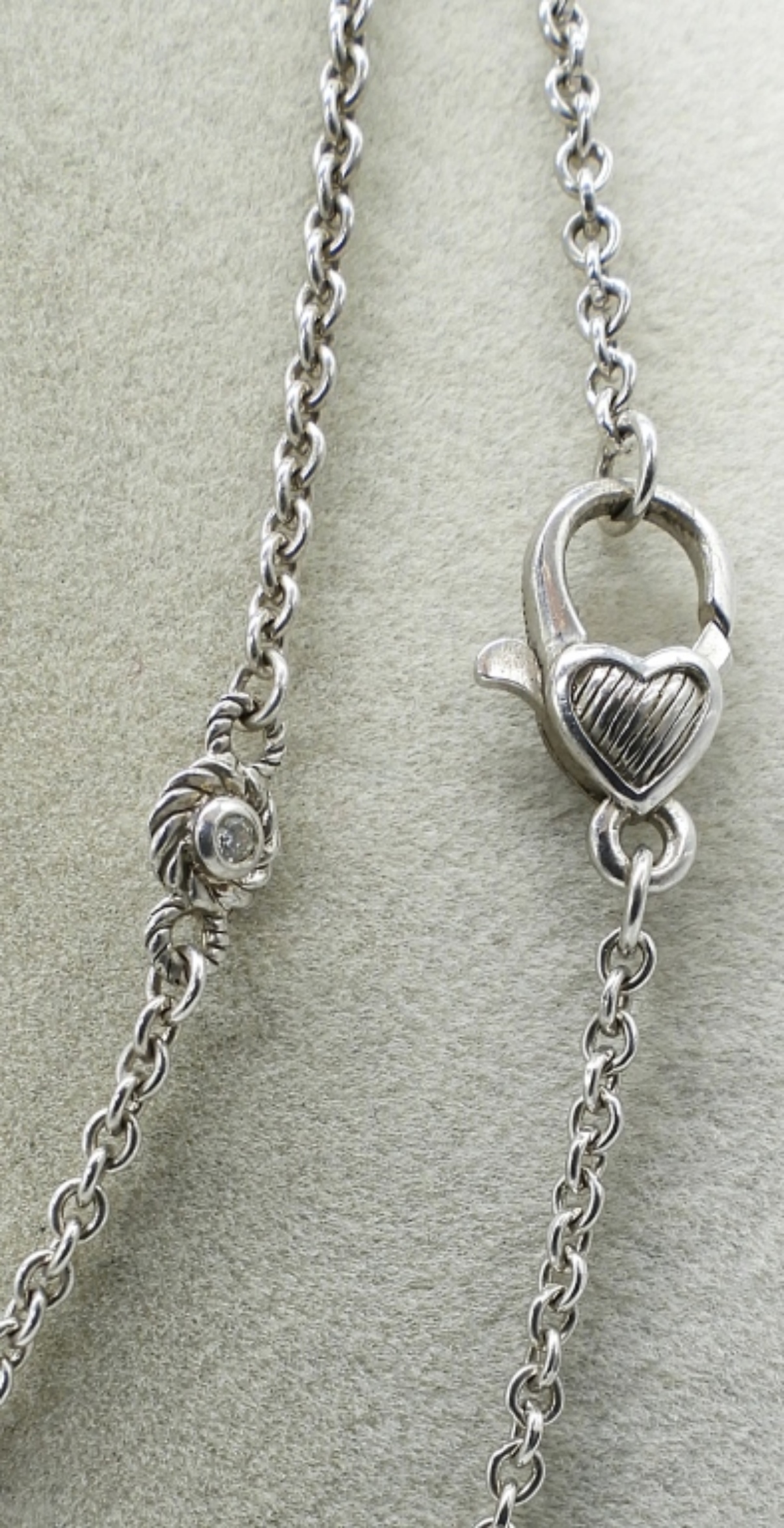 Judith Ripka Sterling Fashion 36" Chain