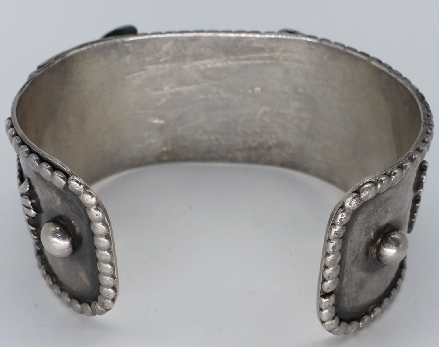Sterling Navajo Style Turquoise Cuff