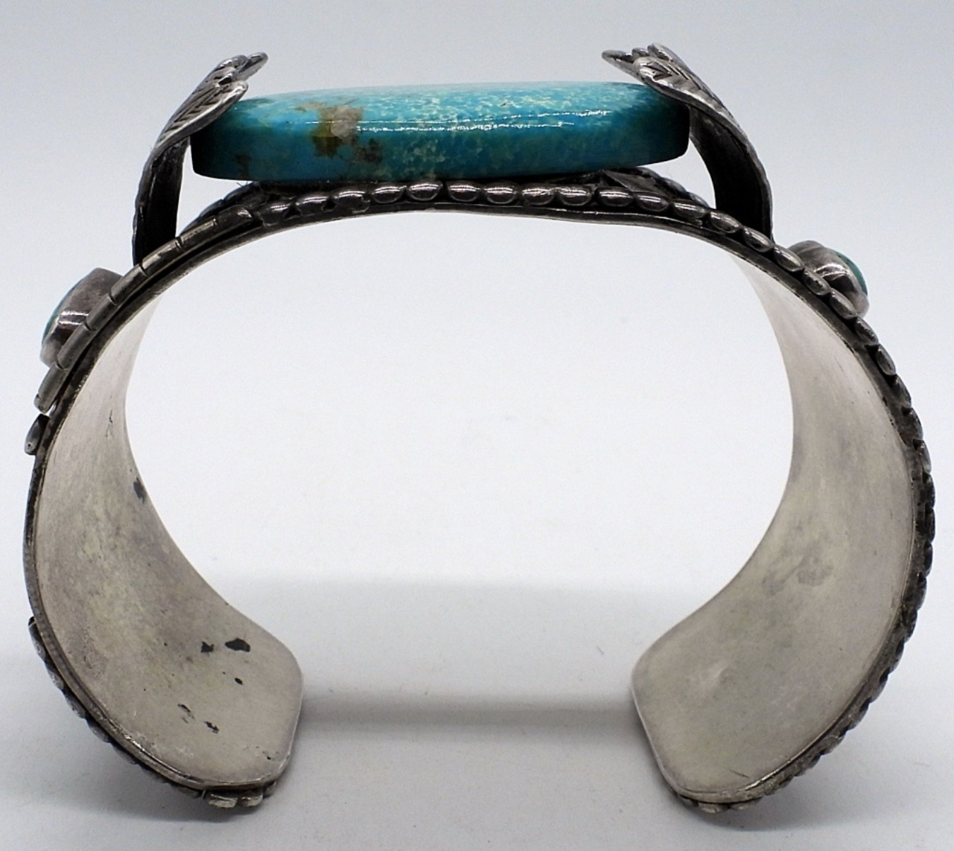 Sterling Navajo Style Turquoise Cuff