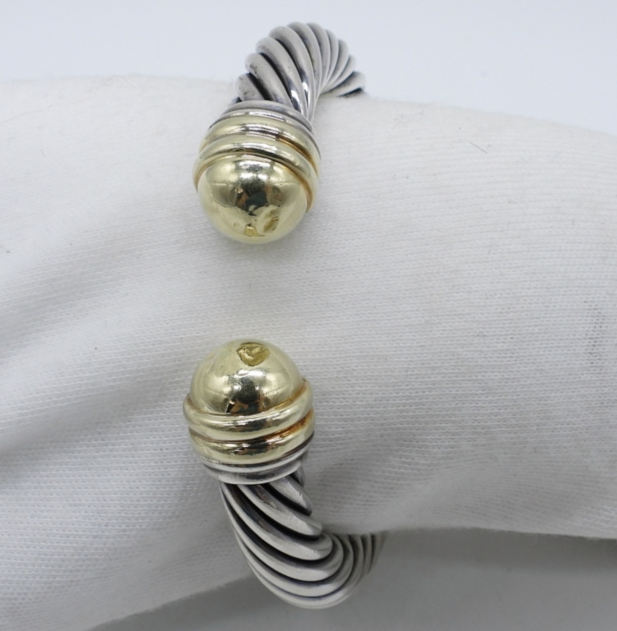 David Yurman Classic Cable Cuff 925 & 585