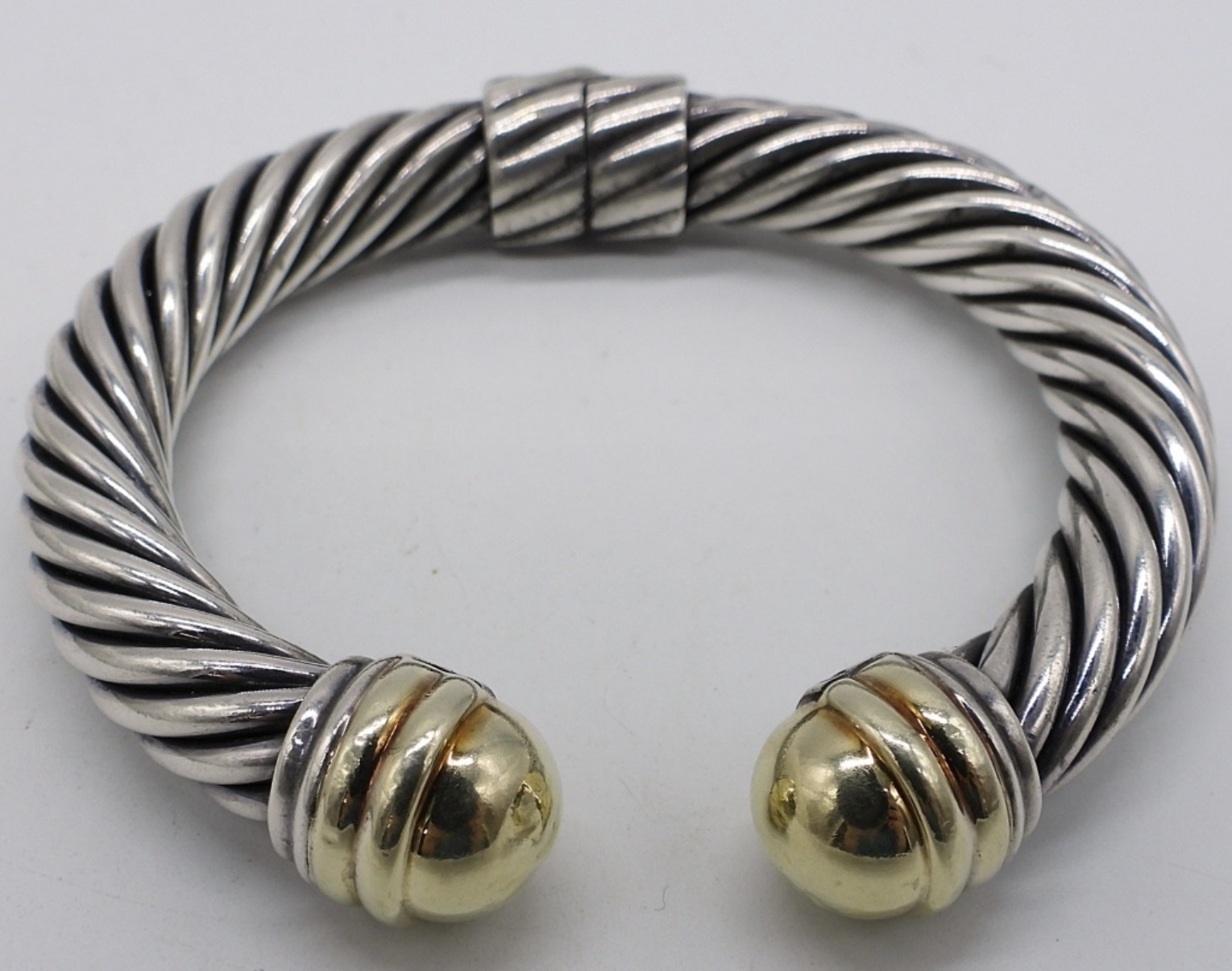 David Yurman Classic Cable Cuff 925 & 585