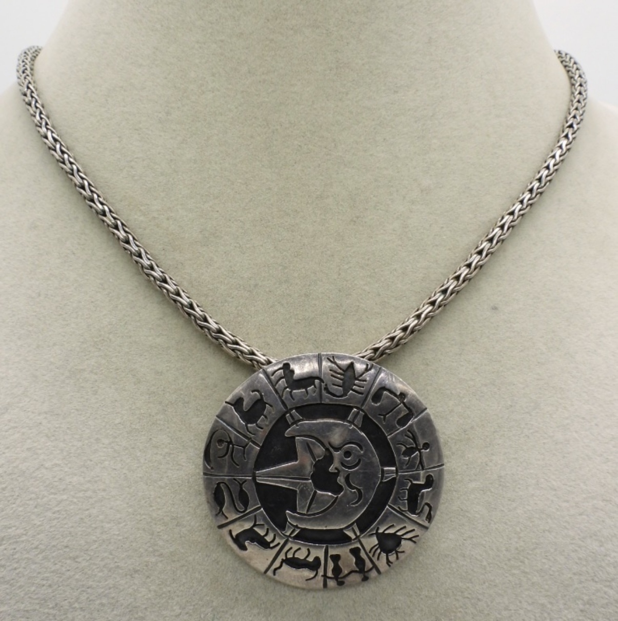 Mexico 925 Zodiac Pendant / Pin