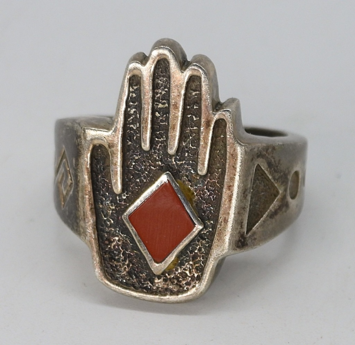 Ray Tracey, Navajo Artist Hand of Time Ring