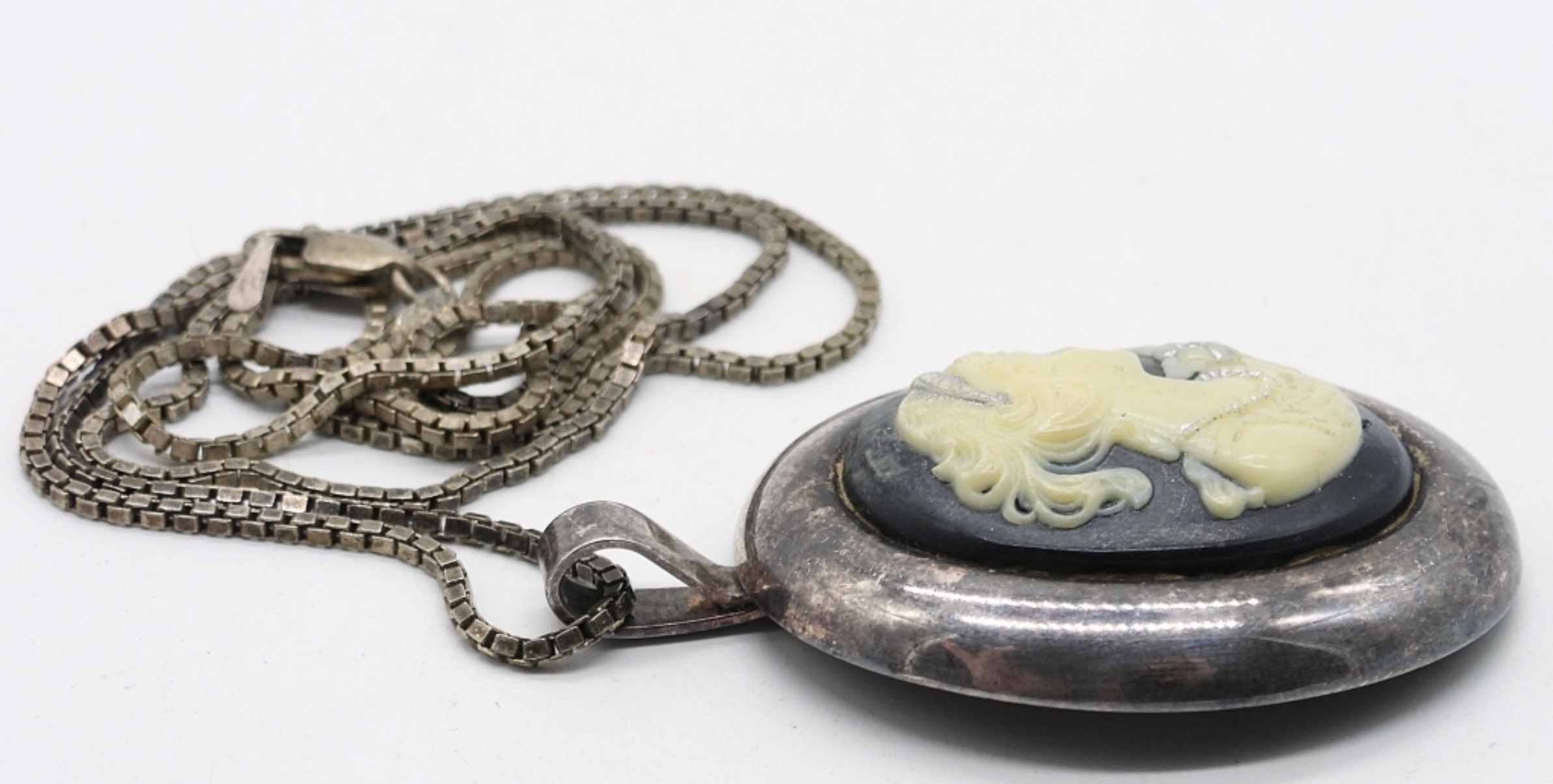 Sterling Gemstone Cameo Jewelry