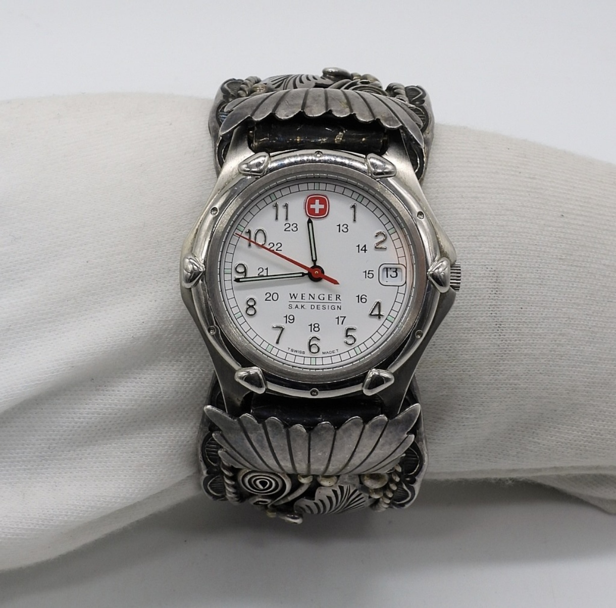 Navajo Sterling Watch Bracelet