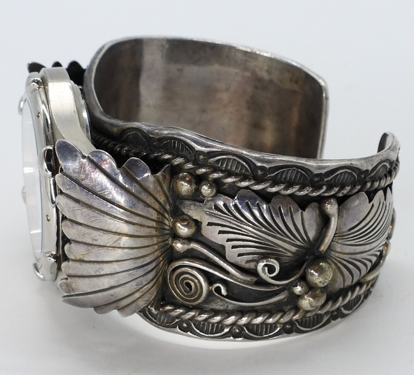 Navajo Sterling Watch Bracelet