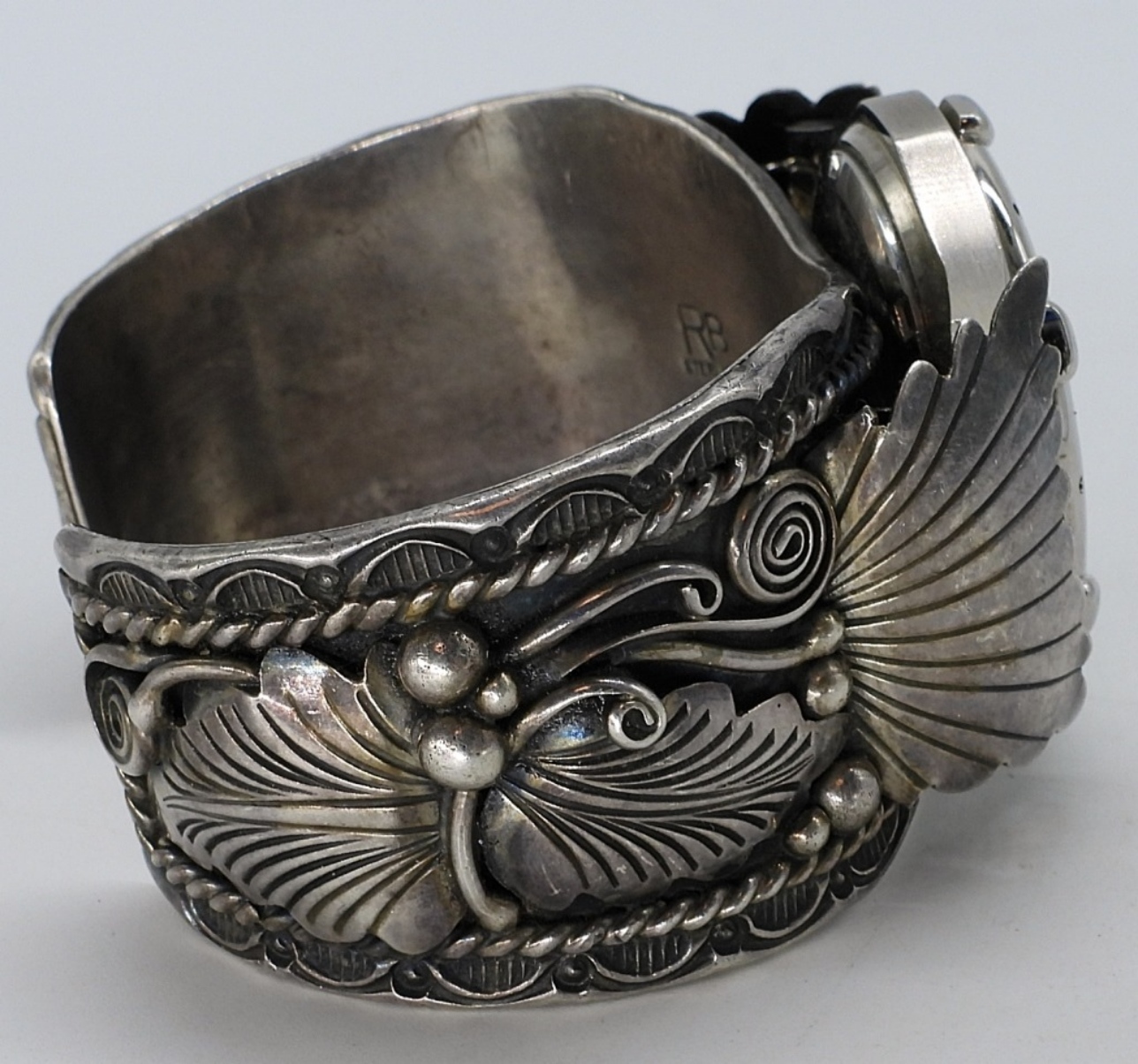 Navajo Sterling Watch Bracelet