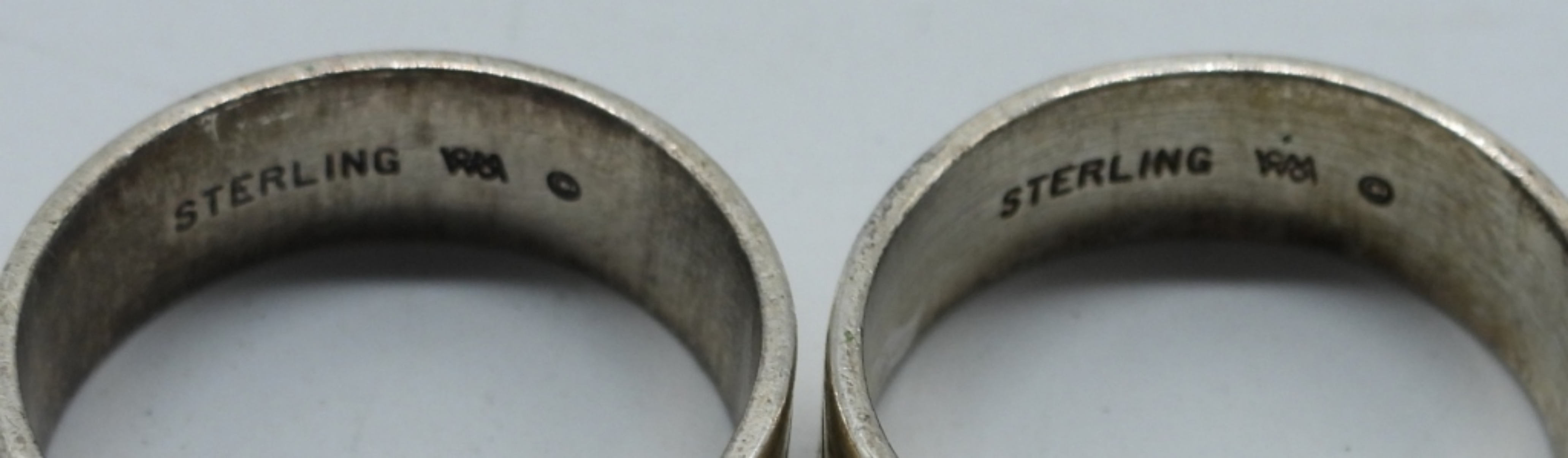 Zuni Bear Sterling Rings and Earrings