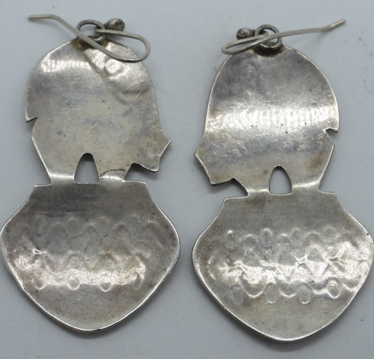 Zuni Bear Sterling Rings and Earrings