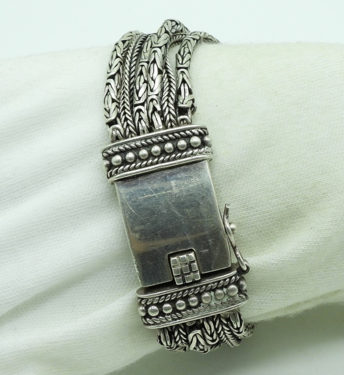 6 Strand Sterling Fashion Bracelet