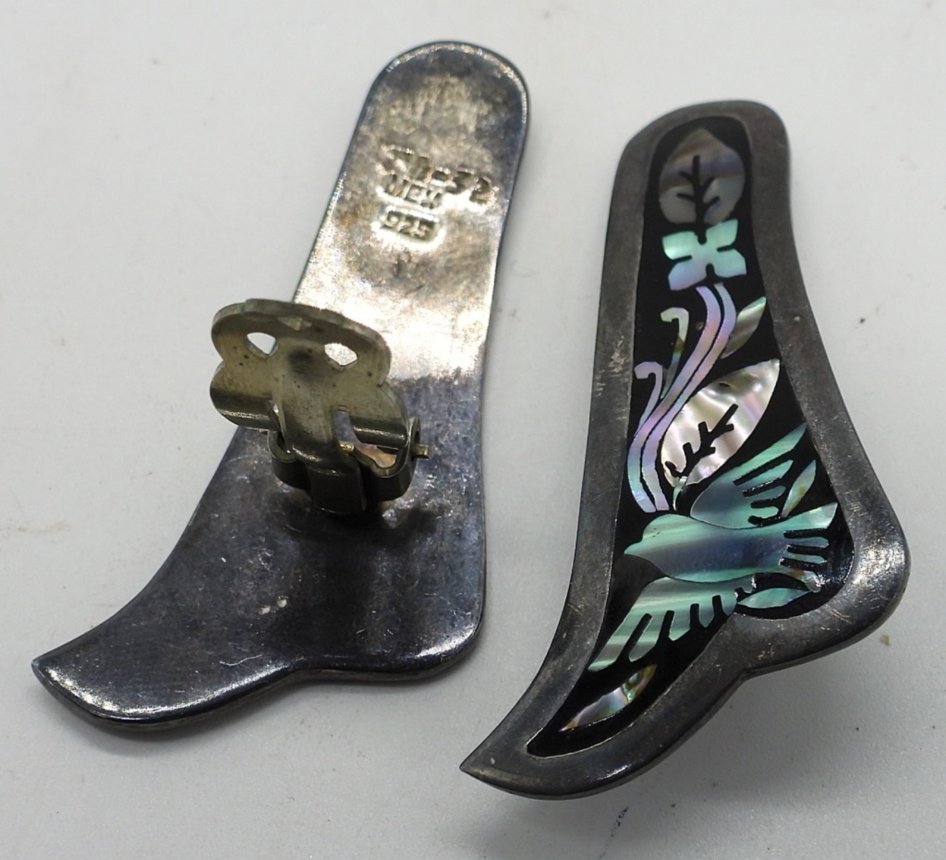 Vintage Abalone 925 Ring, Earrings & More