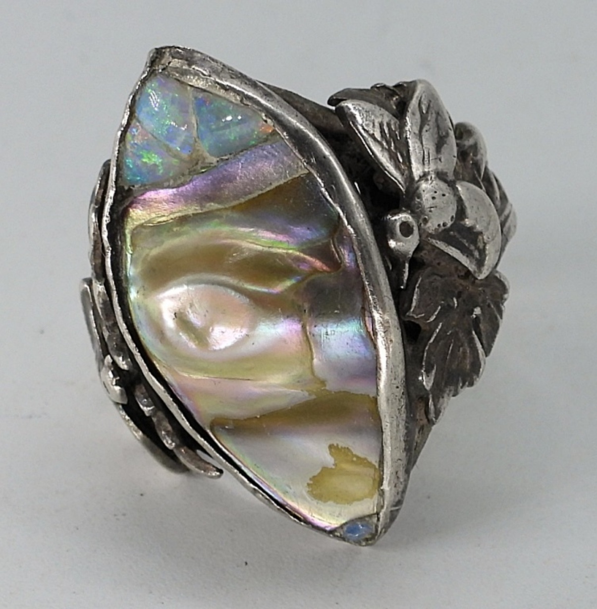 Vintage Abalone 925 Ring, Earrings & More