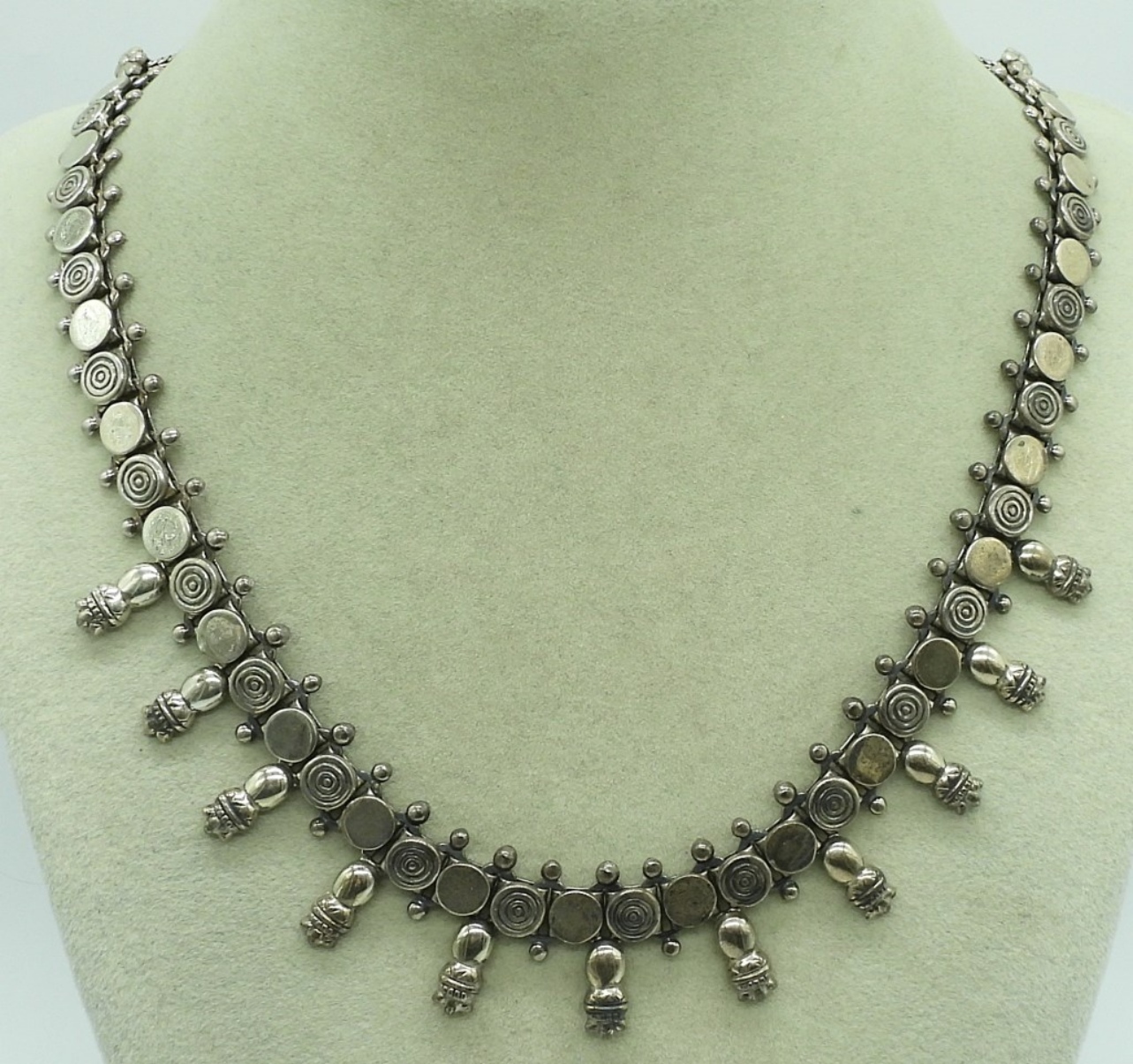Sterling Tribal Style Necklace