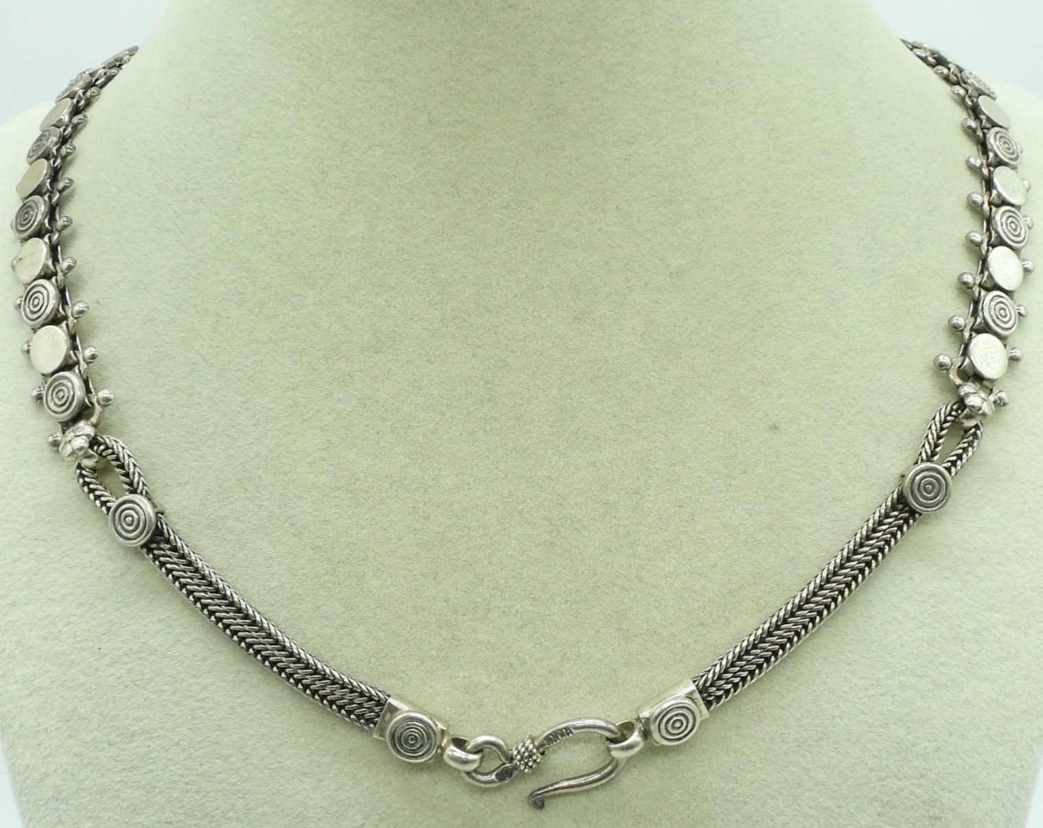 Sterling Tribal Style Necklace