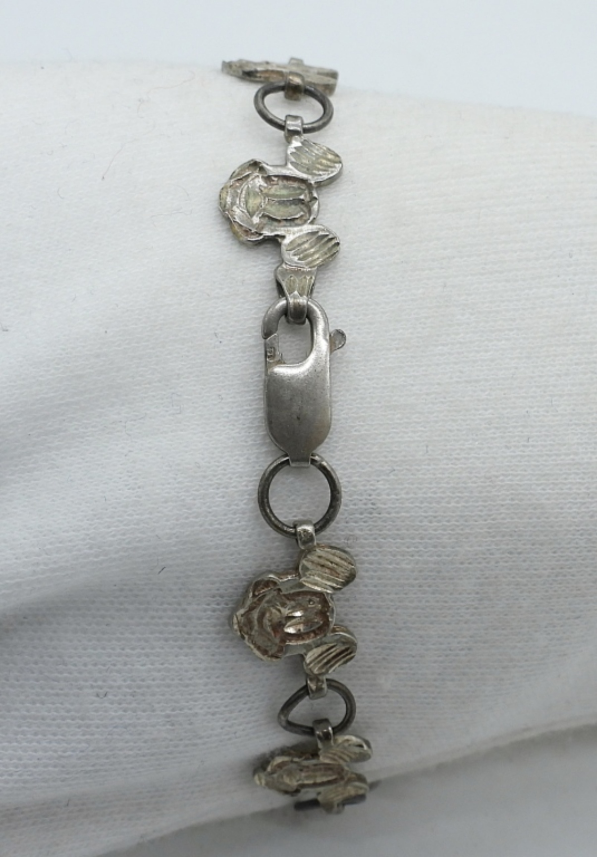 Mickey Mouse Sterling Bracelet & Earring Set