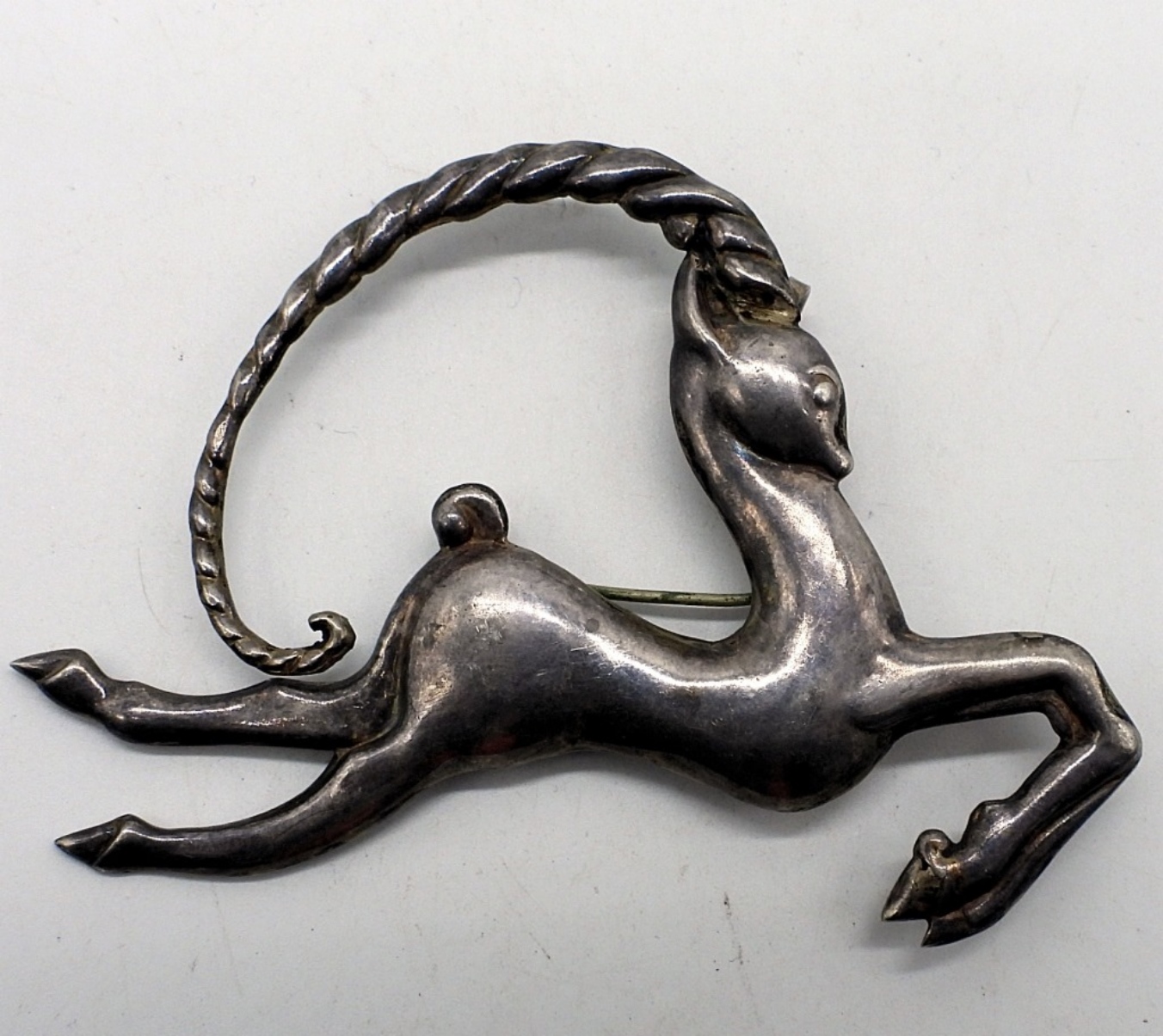 Los Castillo Taxco 925 Gazelle Brooch