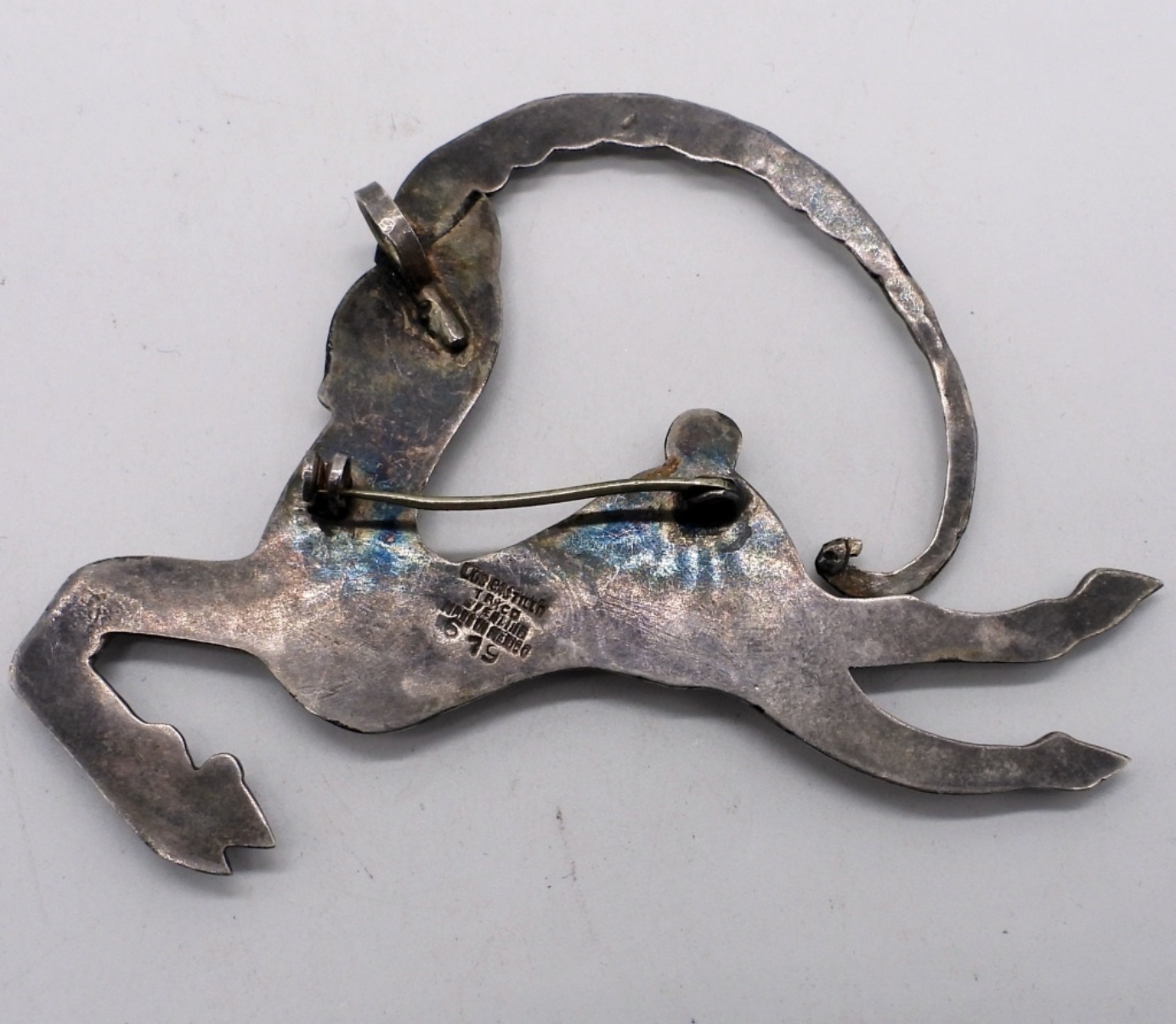 Los Castillo Taxco 925 Gazelle Brooch