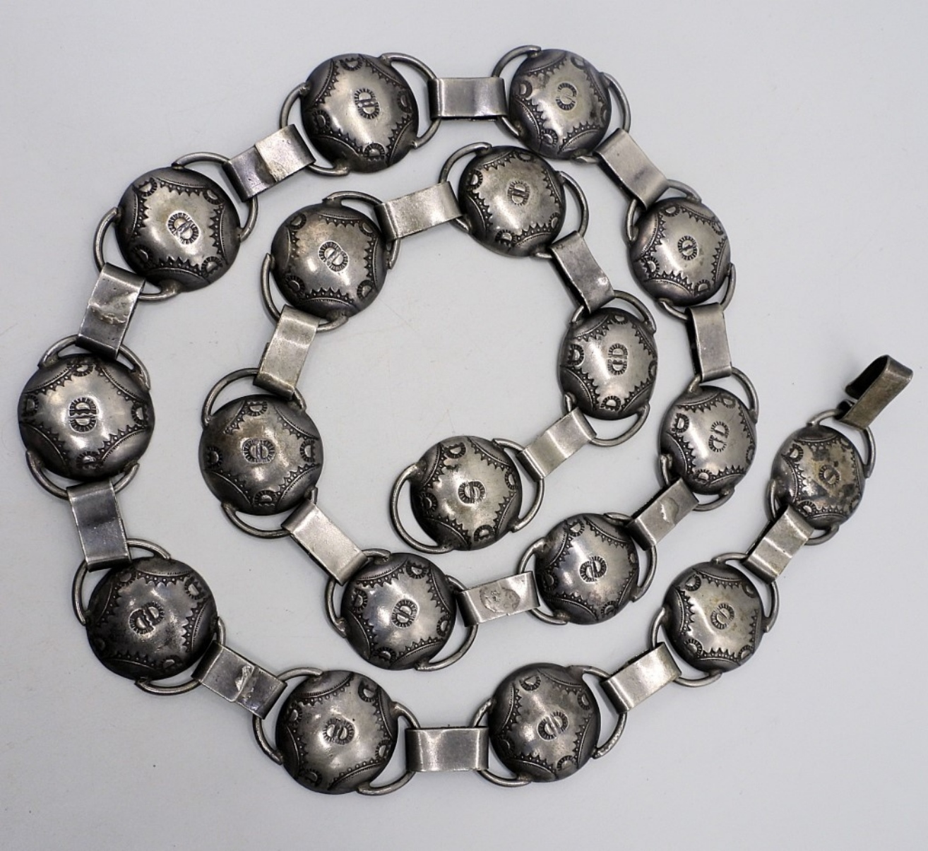 Vintage Sterling 29 Inch Belt