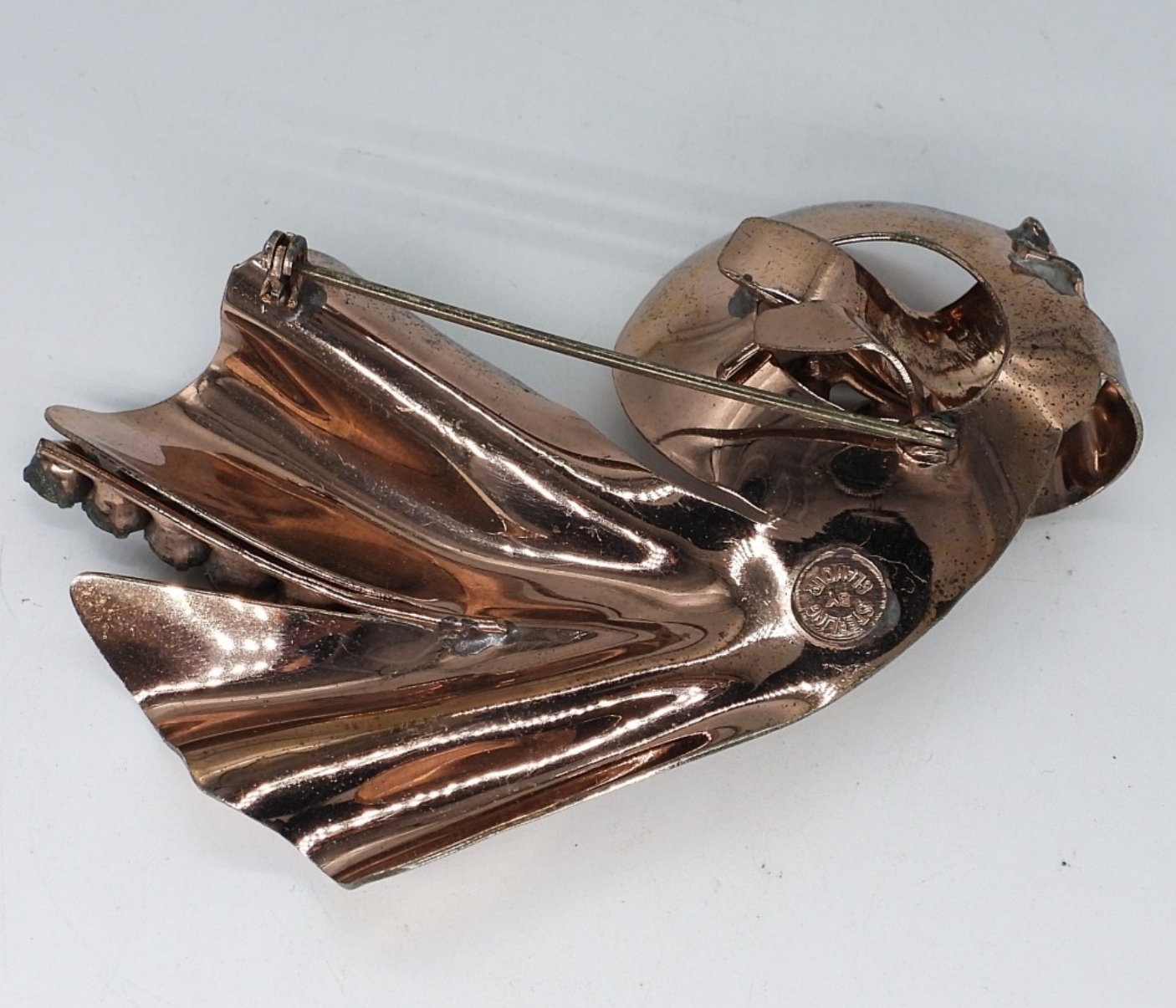 "Sterling by Glamour" Rhinestone Brooch