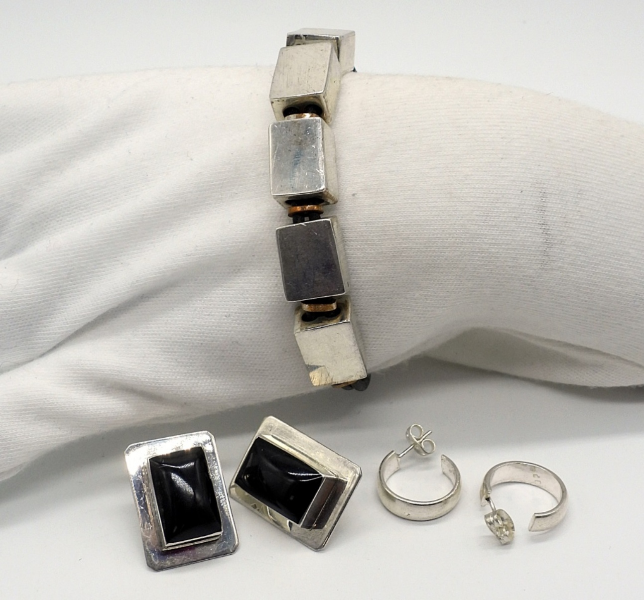 Vintage Taxco Bracelet & Earrings