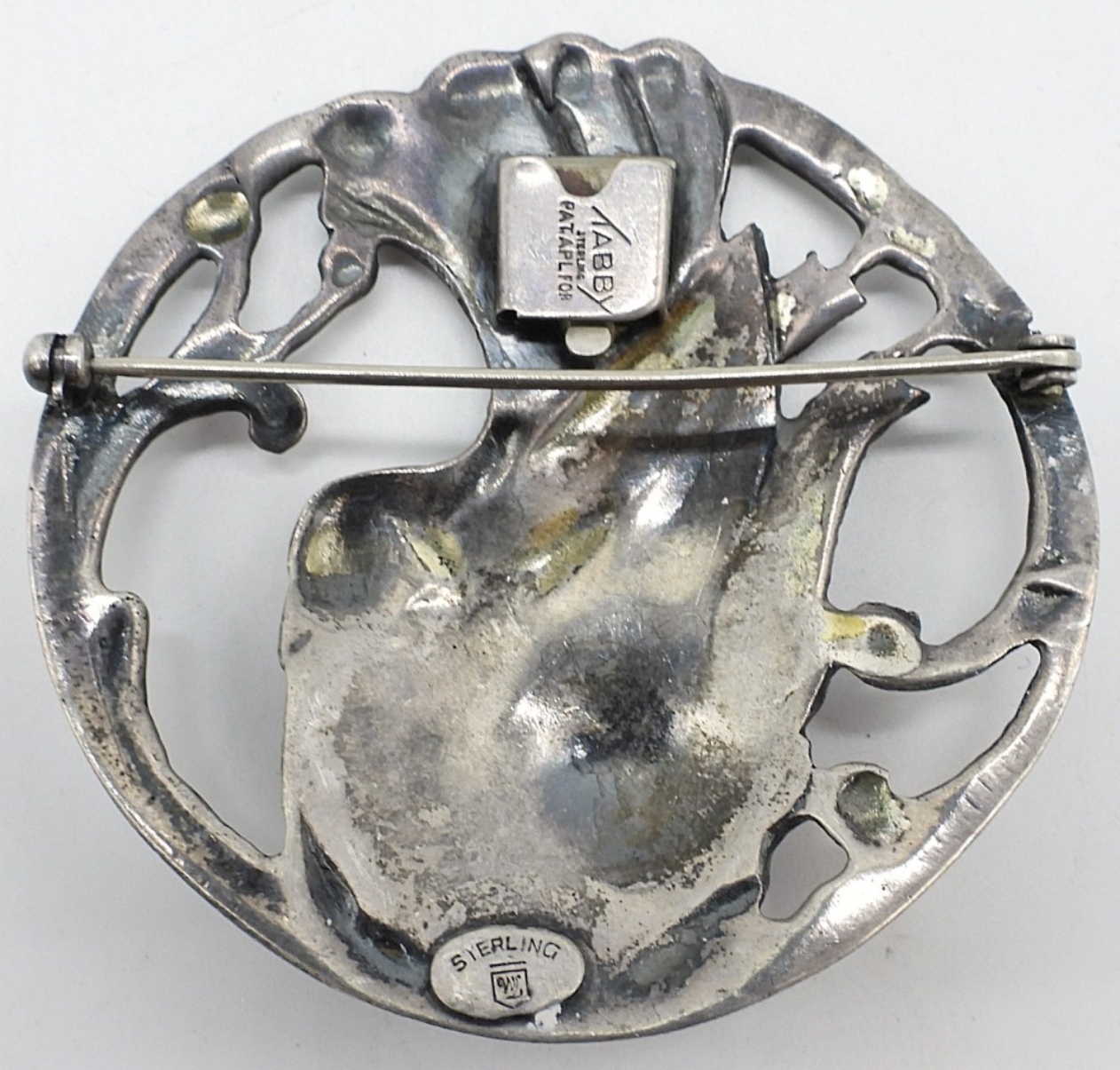 Tabby Brand Sterling Bird Brooch