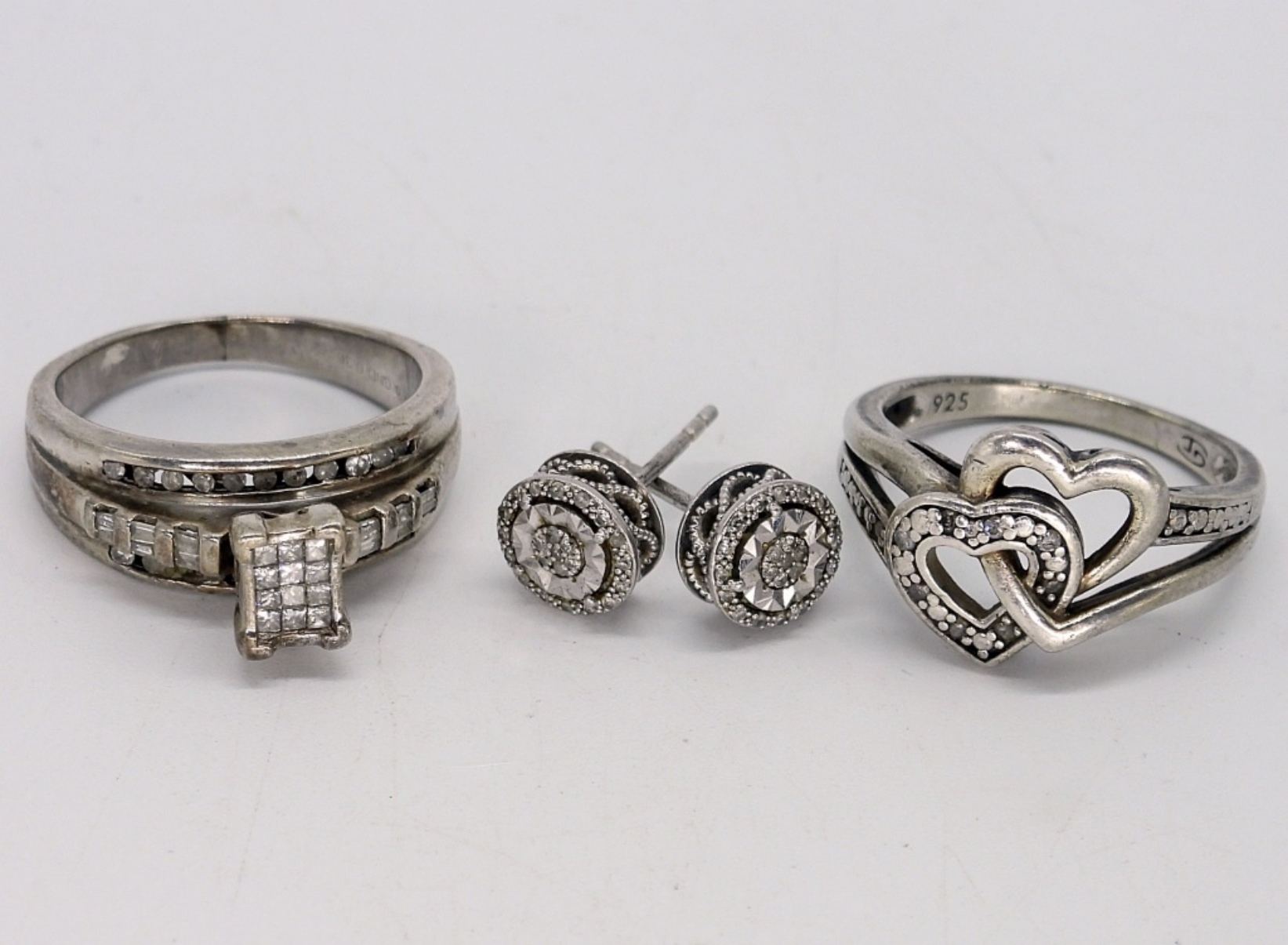 Diamond Fashion 925 Rings & Earrings