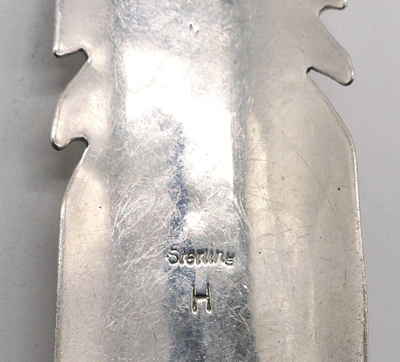 Native American 925 Feather Pendant