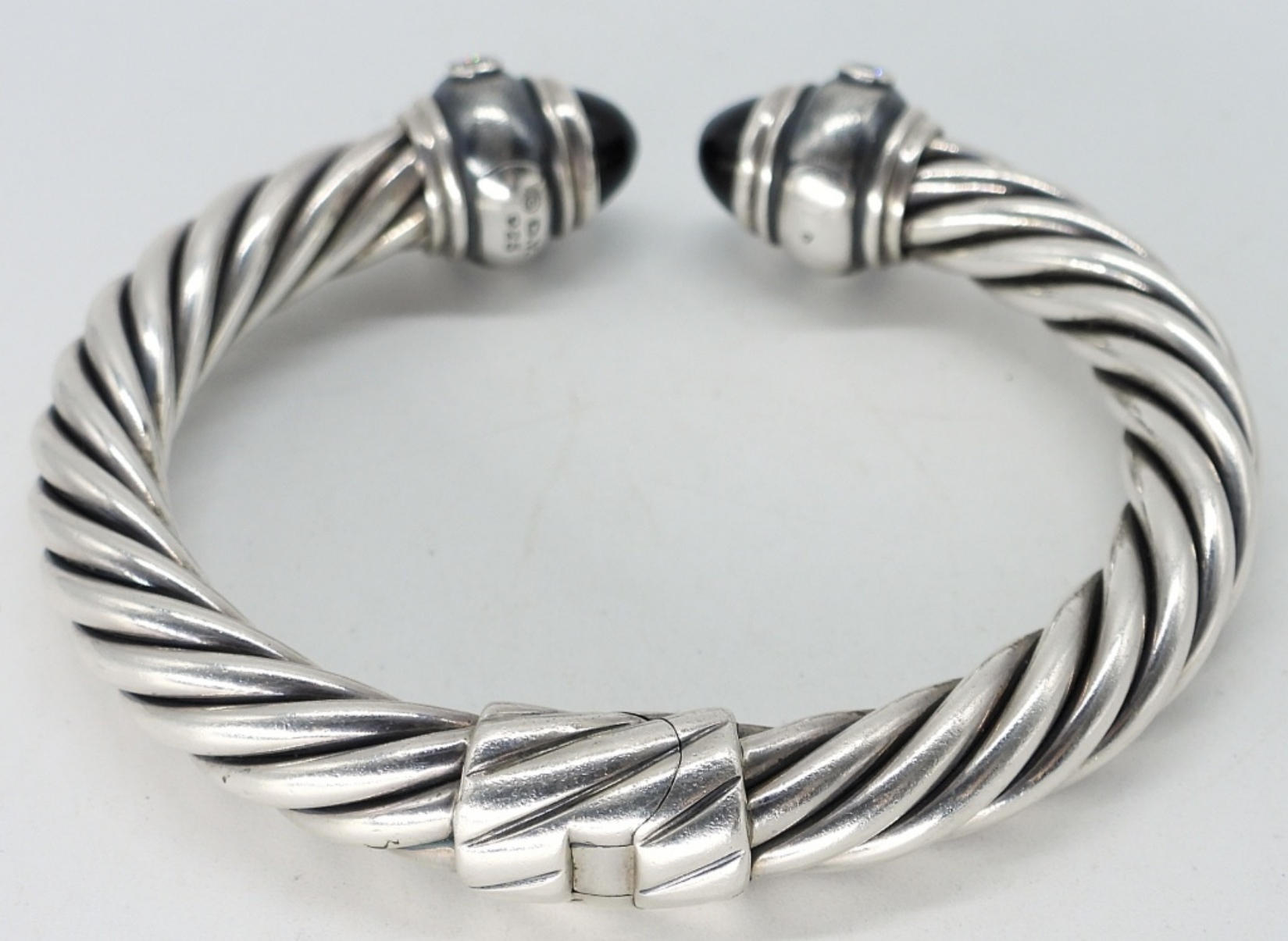 David Yurman Diamond 925 Cable Bracelet